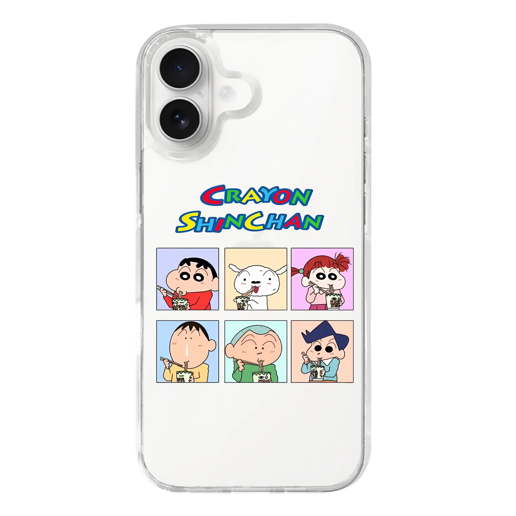 クレヨンしんちゃん グッズ 野原 しんのすけ - iPhone 17シリーズ 透明スマホケース – 薄型・耐衝撃・精密フィット保護カバー